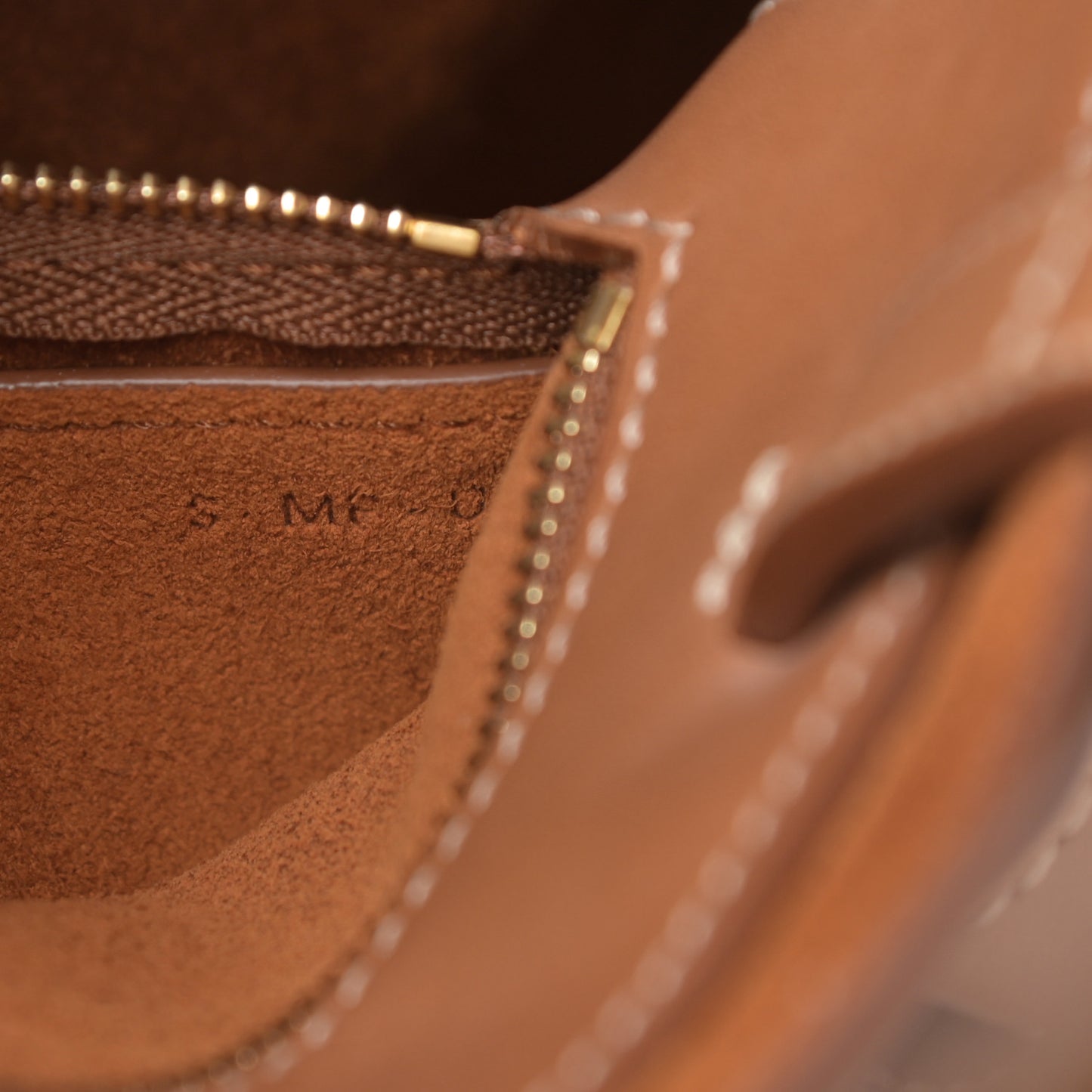 Supple Calfskin Tie Knot Twisted Tote Tan