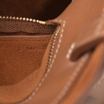 Celine Supple Calfskin Tie Knot Twisted Tote Tan 8 of 13