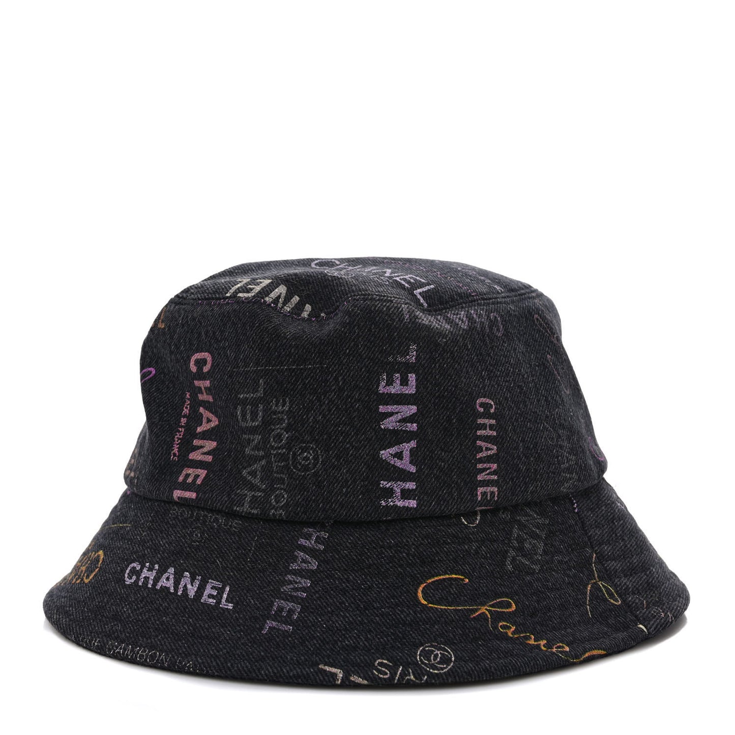 Denim Mood Cloche Bucket Hat M Black