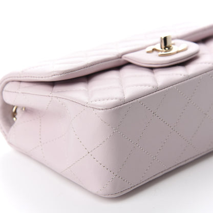 Chanel Lambskin Quilted Mini Rectangular Flap Light Pink 6 of 11
