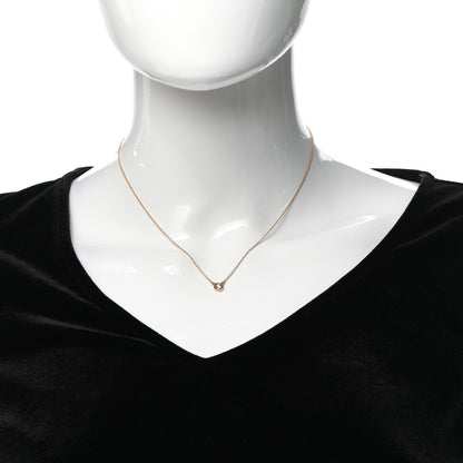 Tiffany 18K Rose Gold Diamond .17ct Elsa Peretti Diamonds by the Yard Pendant Necklace 2 of 5
