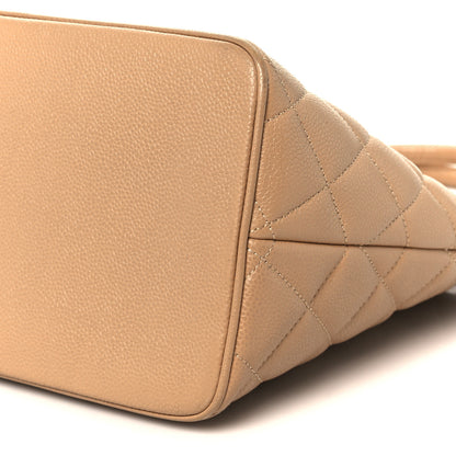 Chanel Caviar Quilted Medallion Tote Beige 10 of 10