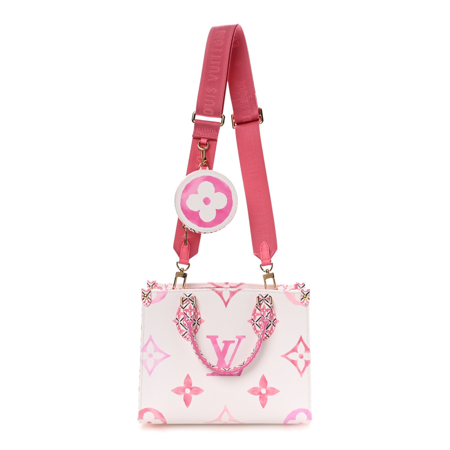 Louis Vuitton Monogram Giant By The Pool 2.0 Onthego PM Pink 1 of 10