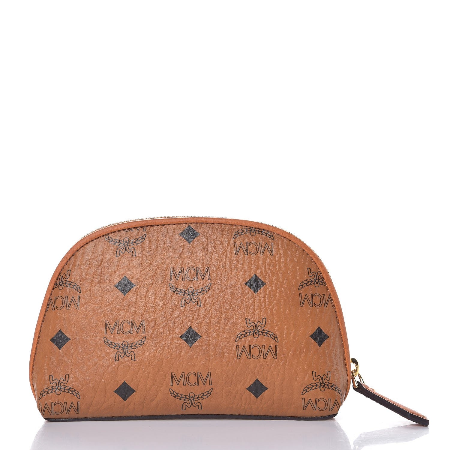 MCM Visetos Heritage Cosmetic Pouch Cognac 12 of 12