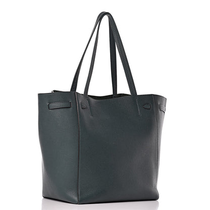 Celine Soft Grained Calfskin Small Belt Cabas Phantom Amazone 3 of 15