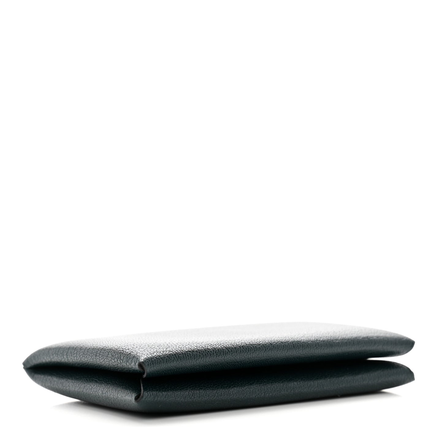 Chevre Mysore Calvi Card Case Vert Cypress