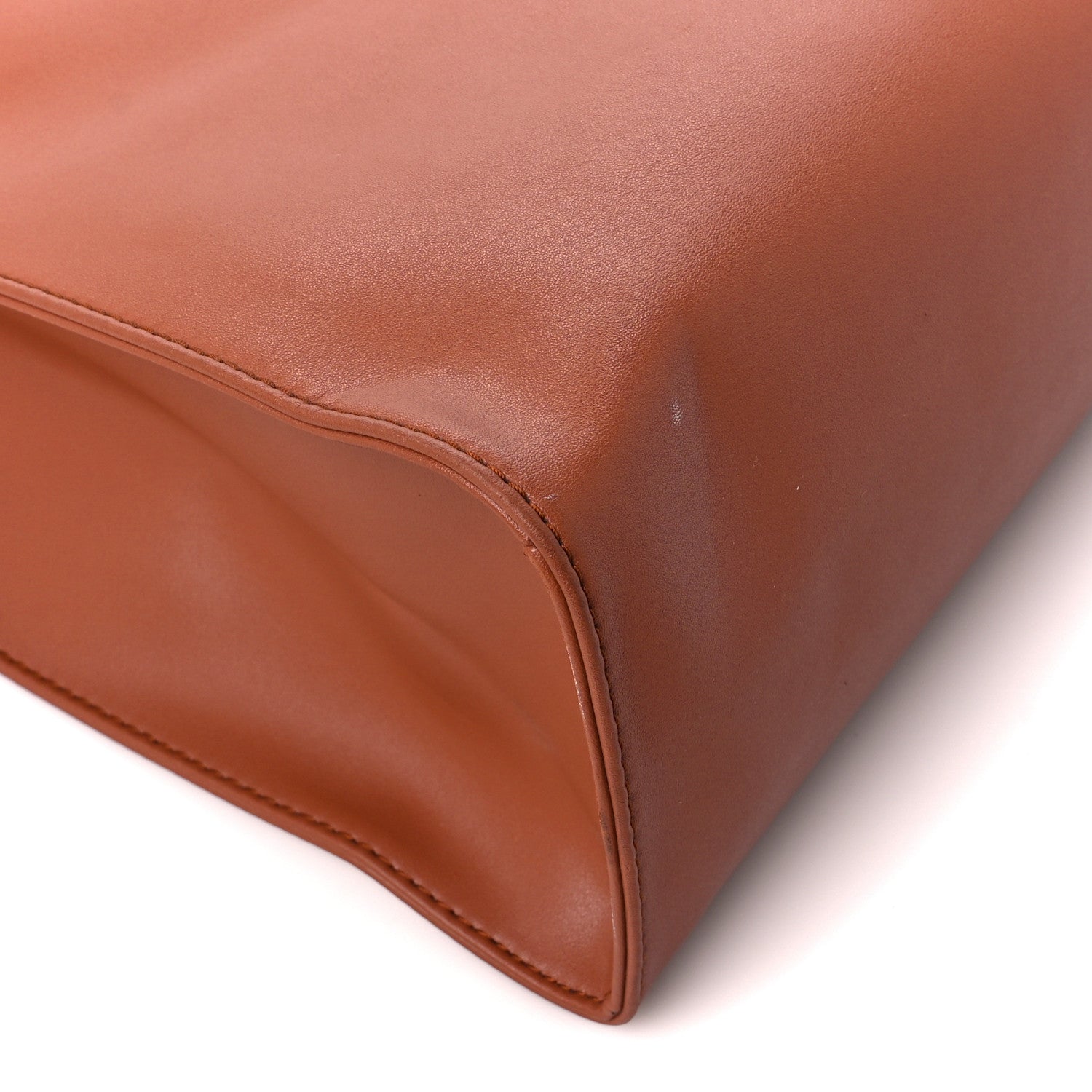 Telfar Vegan Leather Medium Shopping Bag Tan 9 of 11