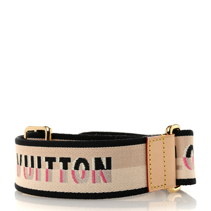 Louis Vuitton Jacquard Speedy Bandouliere 20 Shoulder Strap Black 2 of 4