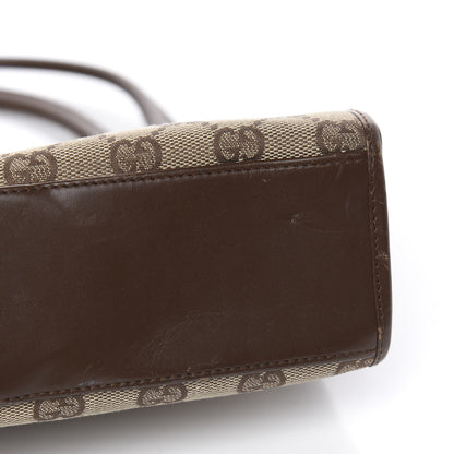 Gucci Monogram Small Bardot Bag Dark Brown 13 of 15
