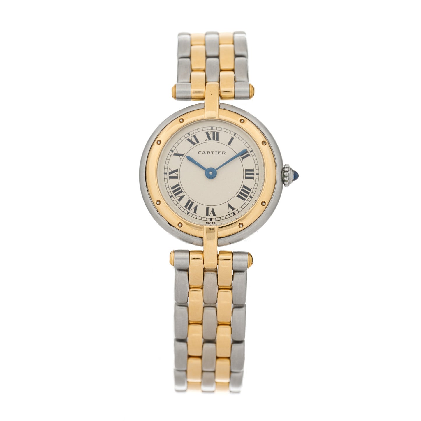 Stainless Steel 18K Yellow Gold 24mm Panthere Vendome Quartz Watch