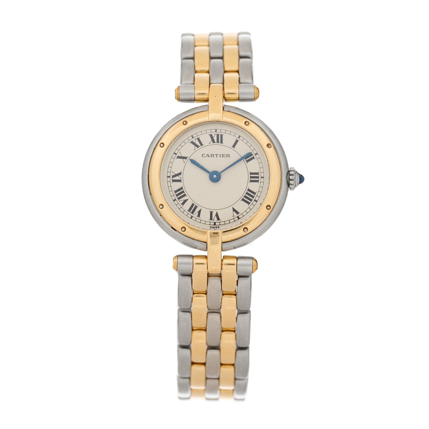 Cartier Stainless Steel 18K Yellow Gold 24mm Panthere Vendome Quartz Watch 1 of 4