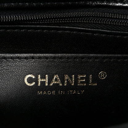 Chanel Lambskin Quilted Small Coco Pop Top Handle Flap So Black 7 of 11