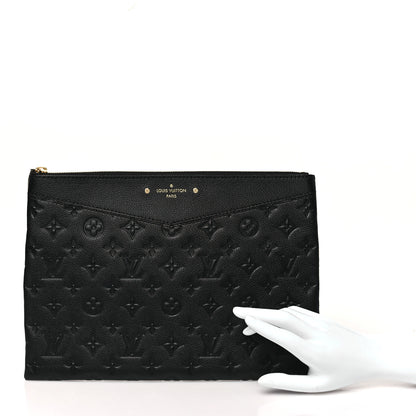 Louis Vuitton Empreinte Daily Pouch Black 2 of 7