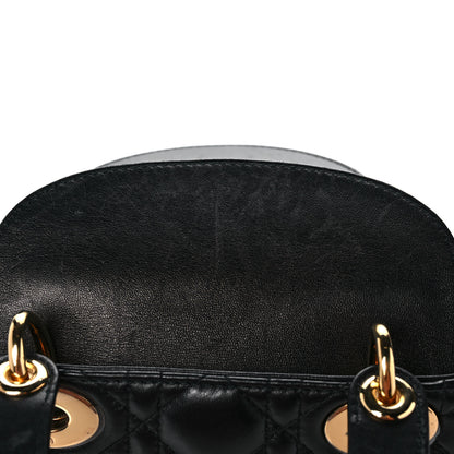 Christian Dior Lambskin Cannage Mini Lady Dior Black 13 of 16