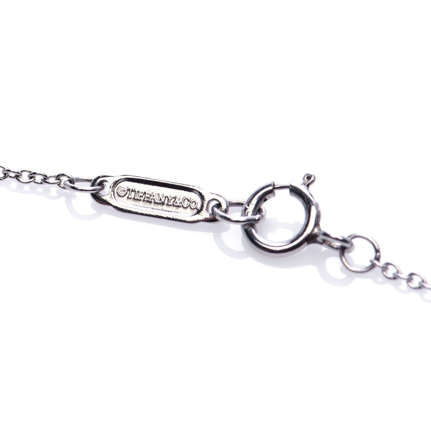 Platinum Diamond Mini Heart Pendant Necklace