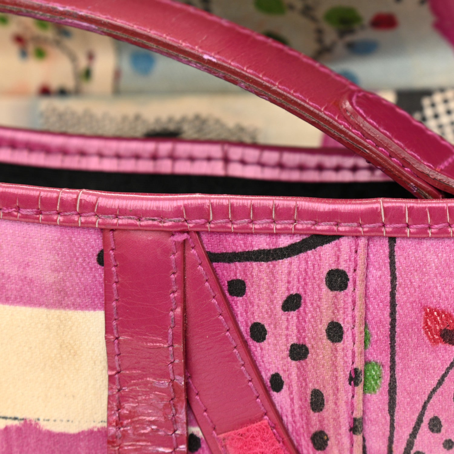 Christian Dior Canvas Filth Saddle Bag Multicolor 14 of 16