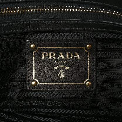 Prada Soft Calf Shopping Tote Black 6 of 8