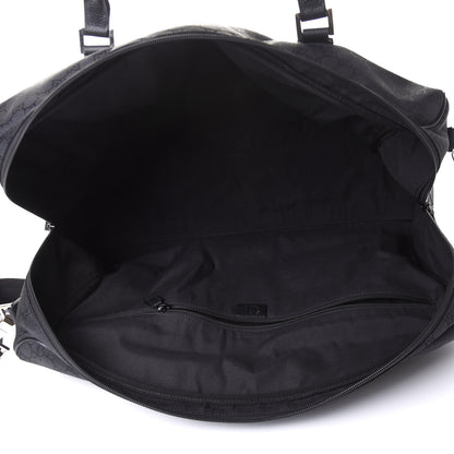 Gucci Nylon Monogram Large Duffle Bag Black 5 of 11