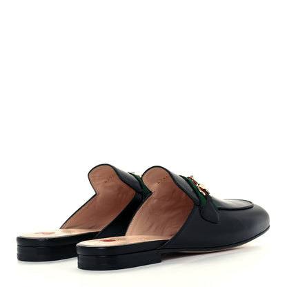 Gucci Malaga Kid Web Womens Princetown Slippers 39 Black 4 of 10