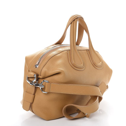 Givenchy Pebbled Calfskin Small Nightingale Light Brown 3 of 7