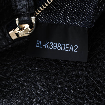 Valentino Garavani Denim Medium Glam Lock Rockstud Flap Deep Denim 7 of 7