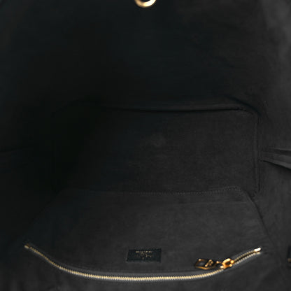 Louis Vuitton Empreinte Monogram Giant Neverfull MM Black 6 of 10