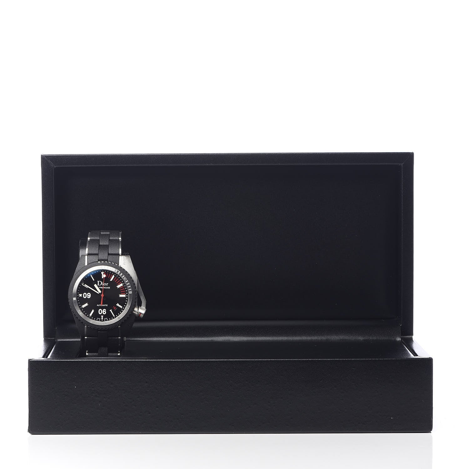 Christian Dior Stainless Steel Rubber 42mm Chiffre Rouge D02 Automatic Watch Black 9 of 10