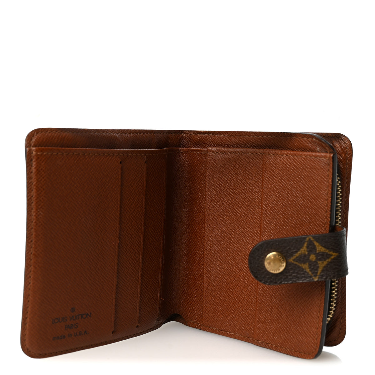 Louis Vuitton Monogram Compact Zippe Zipped Wallet 5 of 9