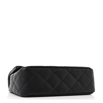 Chanel Caviar Quilted Sweetheart Flap Black 4 of 10