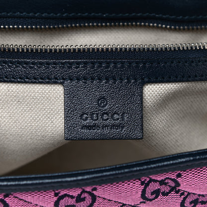 Gucci Monogram Multicolor Matelasse Diagonal Small GG Marmont Shoulder Bag Pink Blue 5 of 11