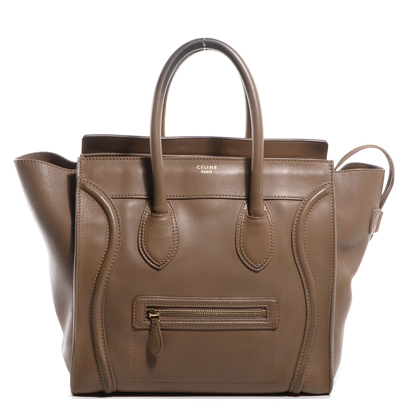 Smooth Calfskin Mini Luggage Camel