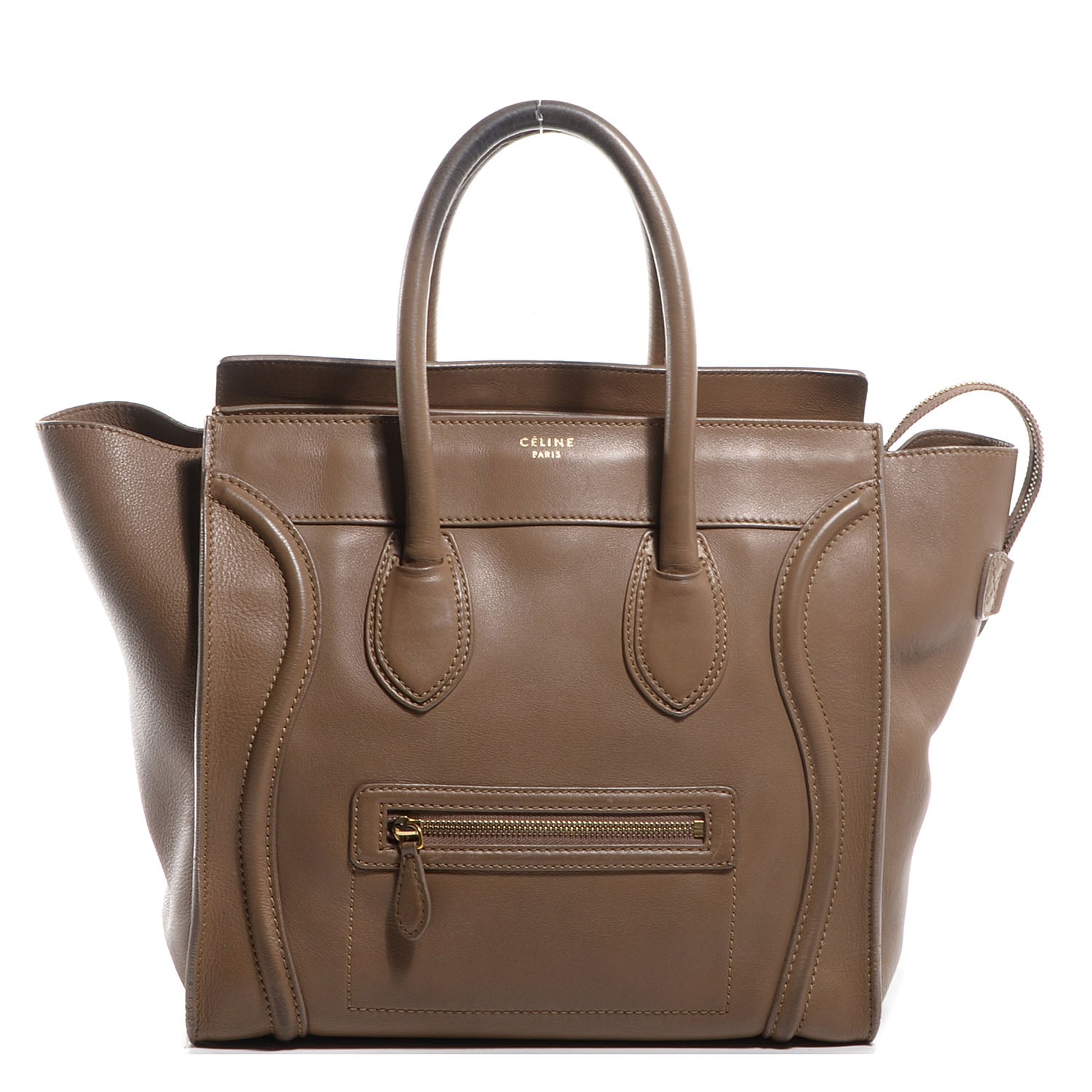 Celine Smooth Calfskin Mini Luggage Camel 1 of 13