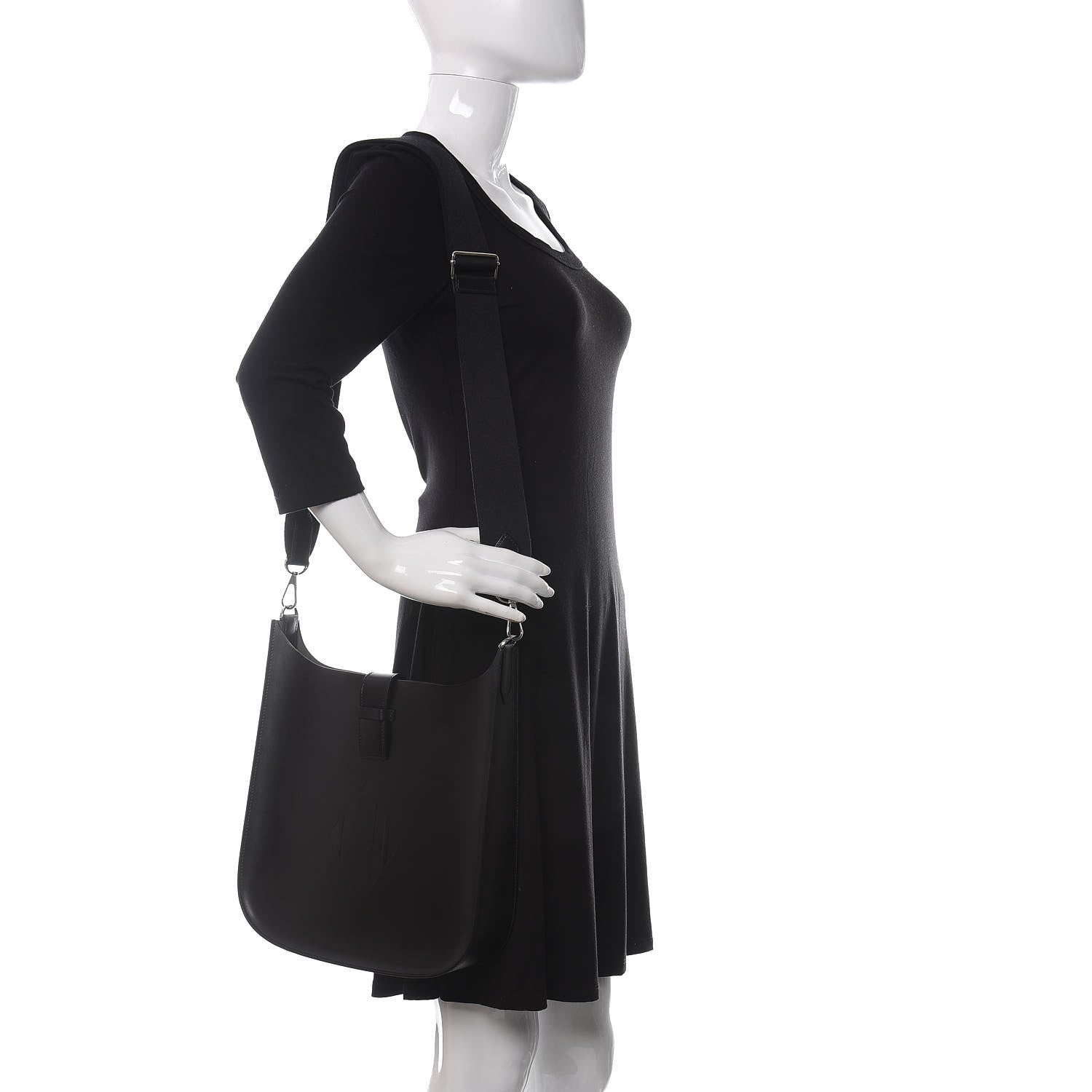 Hermes Vache Hunter Evelyne Sellier 29 PM Black 2 of 10
