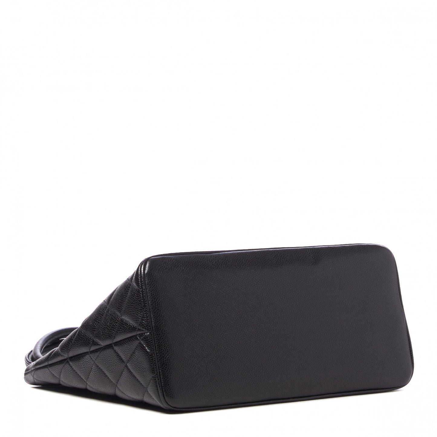 Caviar Quilted Medallion Tote Black