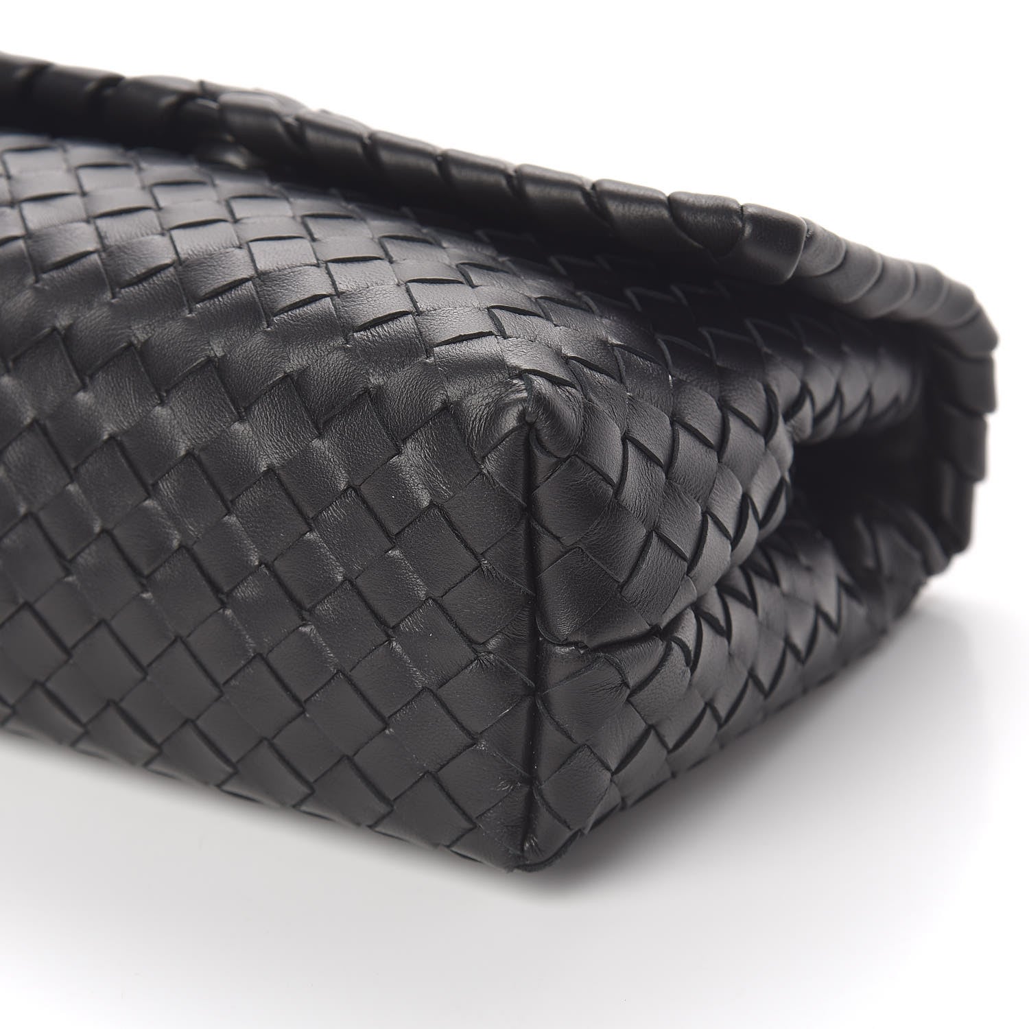 Bottega Veneta Nappa Intrecciato Baby Olimpia Shoulder Bag Tourmaline 9 of 10