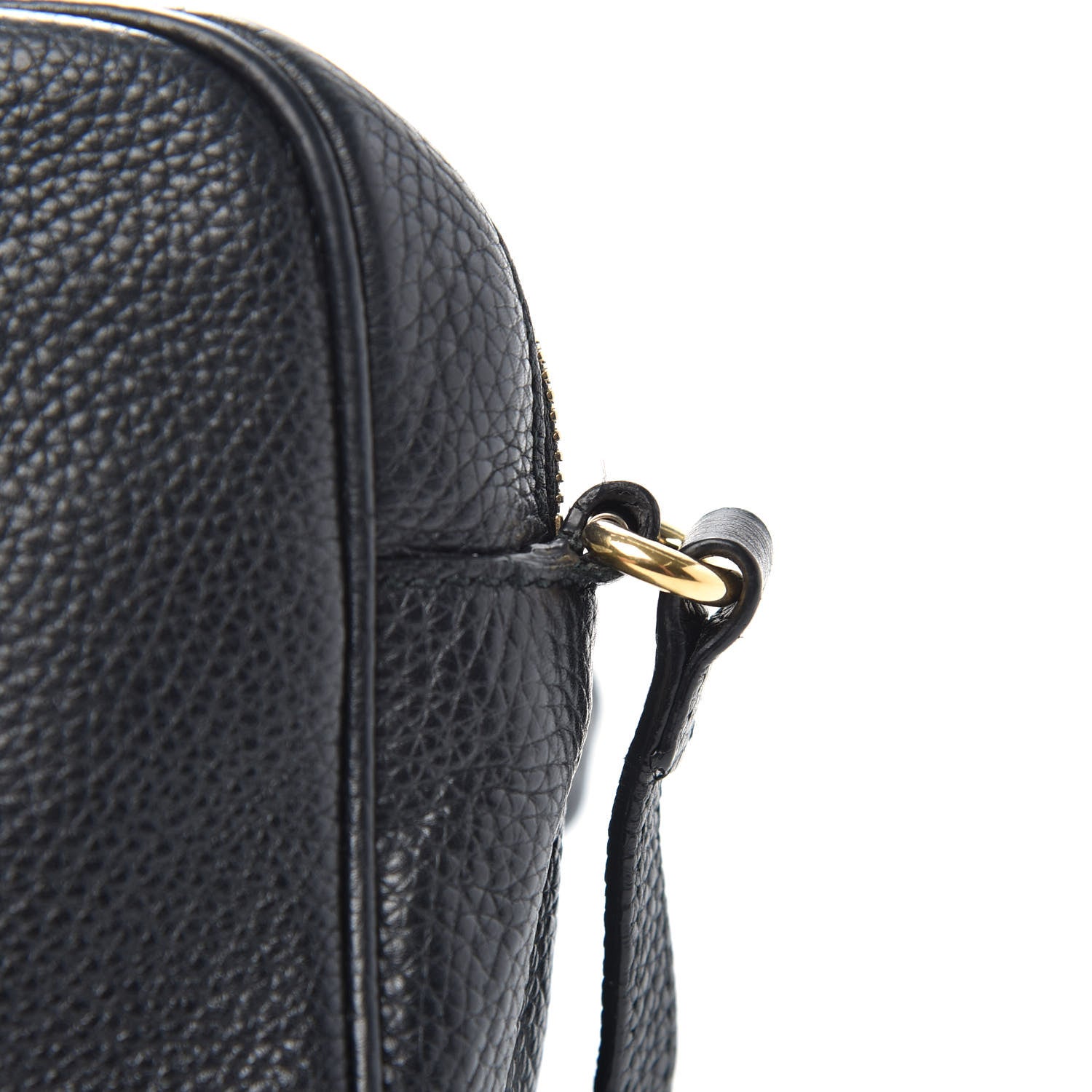 Gucci Pebbled Calfskin Small Soho Disco Bag Black 12 of 13