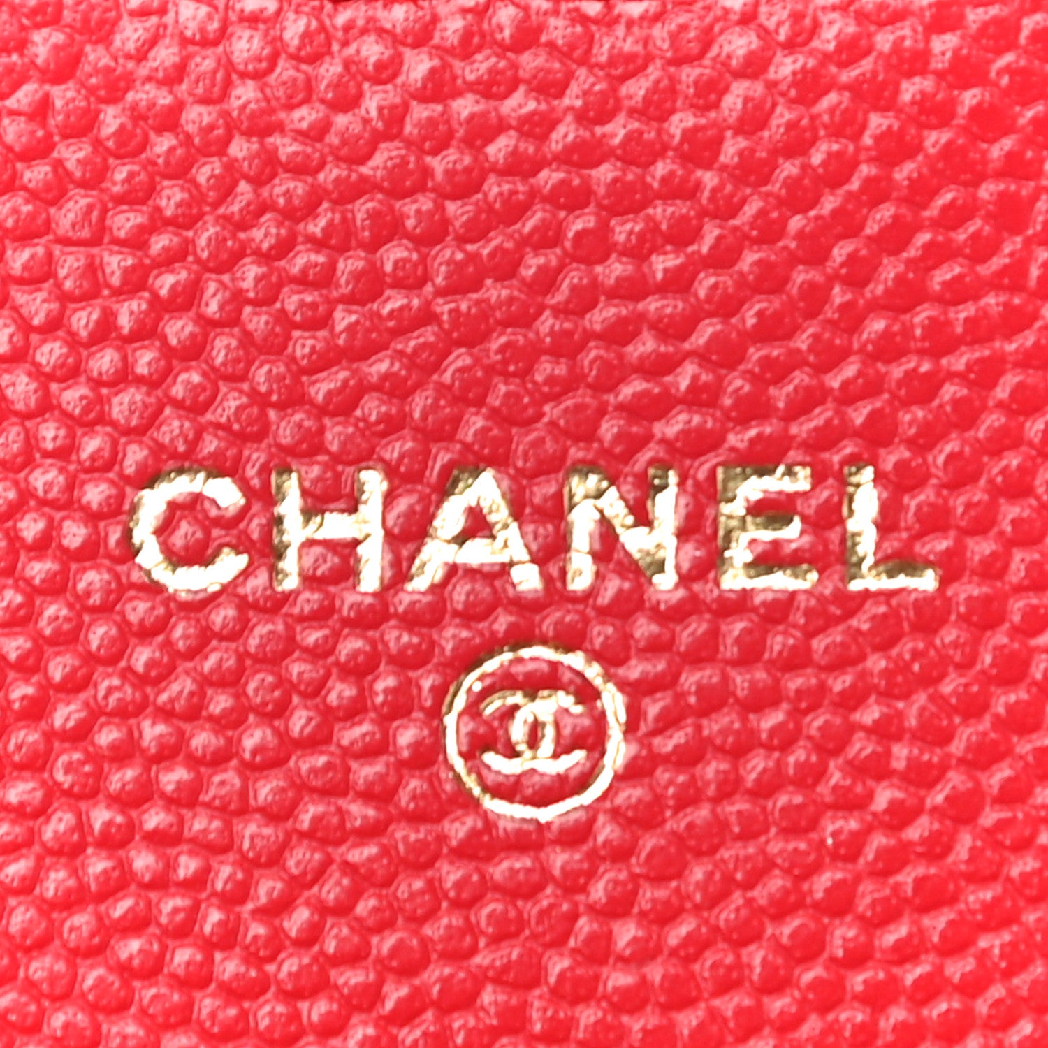 Chanel Caviar Quilted Flap Card Holder Wallet Red 6 of 12