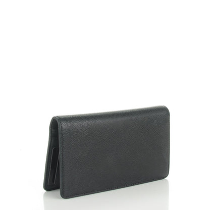 Chanel Caviar Timeless CC Yen Wallet Black 3 of 8