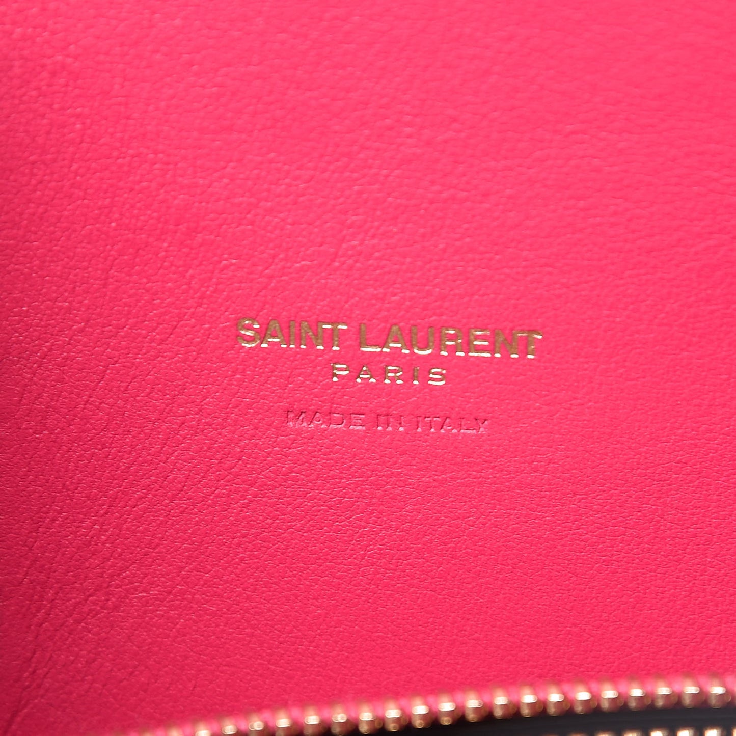 Calfskin Small Sac De Jour Black Fuchsia