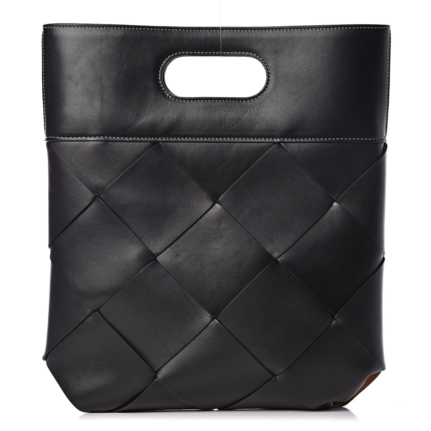 Bottega Veneta French Calfskin Small Slip Tote Black 1 of 10