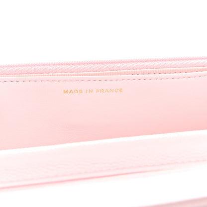 Chanel Caviar Quilted Wallet on Chain WOC Light Pink 7 of 12