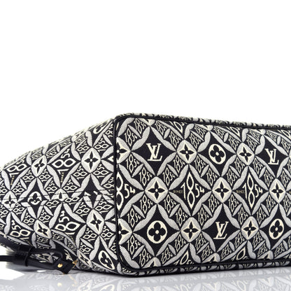 Louis Vuitton Jacquard Since 1854 Neverfull MM Grey 7 of 9