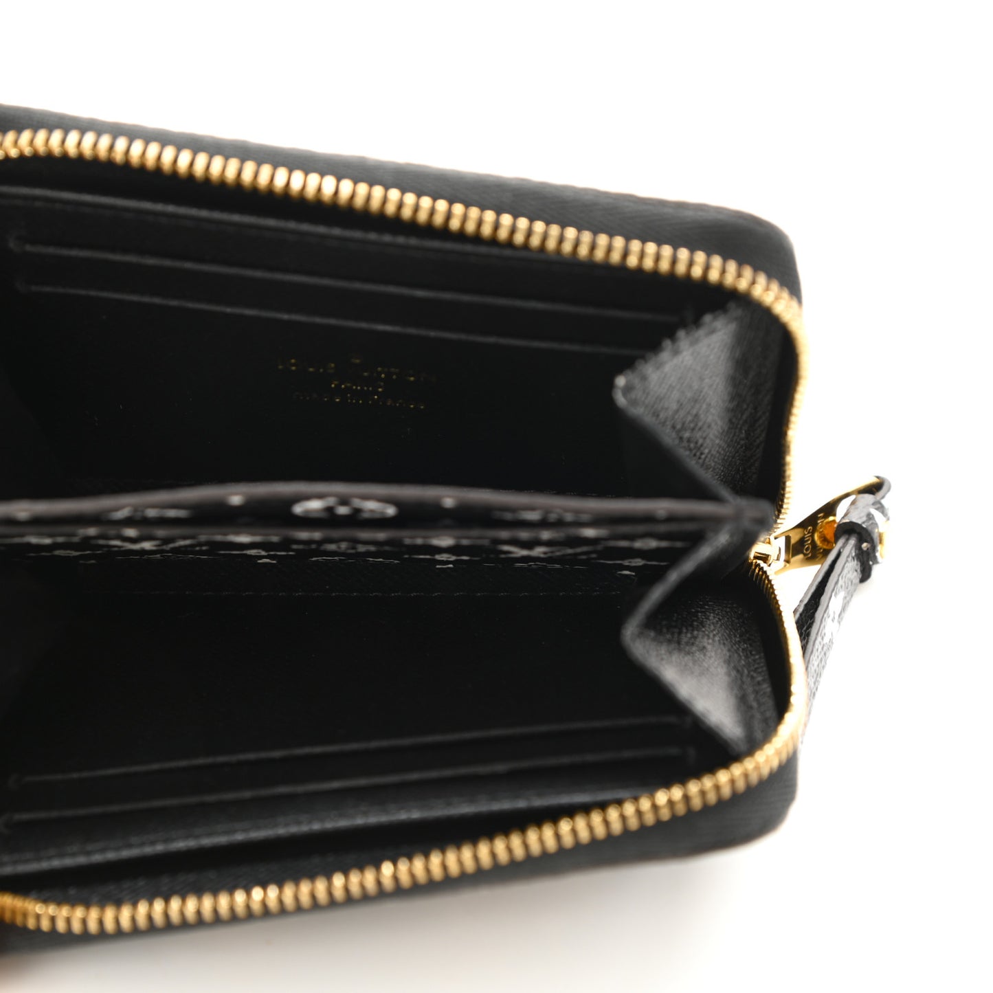 Monogram Giant Jungle Zippy Coin Purse Black