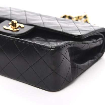 Chanel Lambskin Quilted Small Double Flap Black 10 of 13