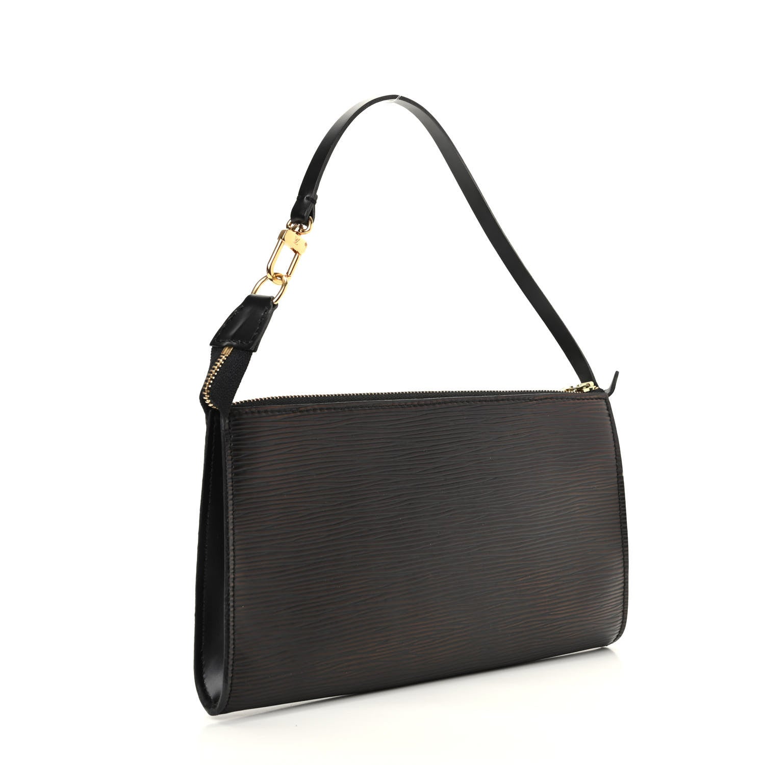 Louis Vuitton Epi Pochette Accessories 24 Black 3 of 9
