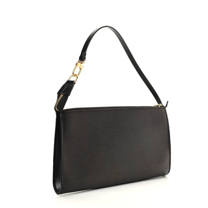 Louis Vuitton Epi Pochette Accessories 24 Black 3 of 9