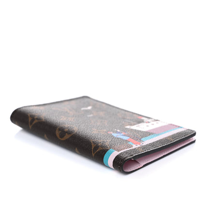 Louis Vuitton Monogram 2016 Christmas Animation Passport Cover Rose Ballerine 4 of 6