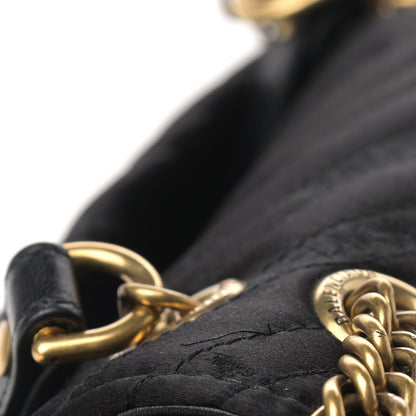Balenciaga Satin Jacquard Logo Matelasse S BB Round Shoulder Bag Black 12 of 15