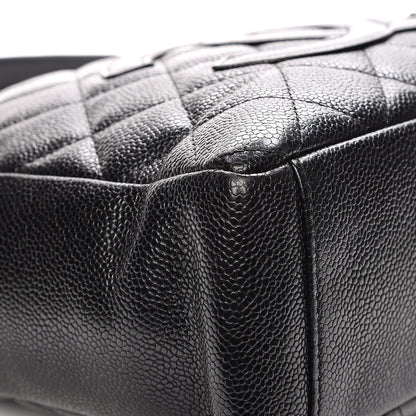Chanel Caviar Quilted Petit Shopping Tote PST Black 8 of 11