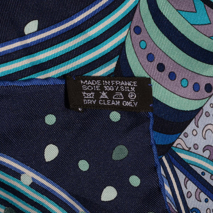 Hermes Silk La Laboratoire du Temps Scarf 90 6 of 6